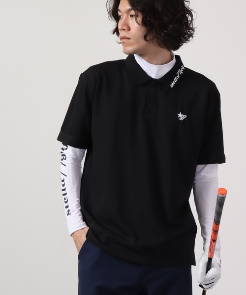 FUNALIVE（ファンアライブ）の「接触冷感ハイネックゴルフ長袖カットソー（Tシャツ/カットソー・メンズ・ブラック/ホワイト・S/M/XL/XXL/L）」の11枚目の写真