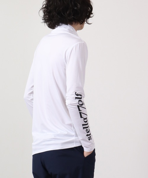 FUNALIVE（ファンアライブ）の「接触冷感ハイネックゴルフ長袖カットソー（Tシャツ/カットソー・メンズ・ブラック/ホワイト・S/M/XL/XXL/L）」の8枚目の写真