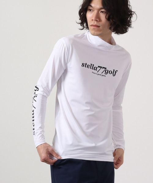 FUNALIVE（ファンアライブ）の「接触冷感ハイネックゴルフ長袖カットソー（Tシャツ/カットソー・メンズ・ブラック/ホワイト・S/M/XL/XXL/L）」の5枚目の写真