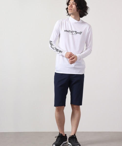 FUNALIVE（ファンアライブ）の「接触冷感ハイネックゴルフ長袖カットソー（Tシャツ/カットソー・メンズ・ブラック/ホワイト・S/M/XL/XXL/L）」の10枚目の写真