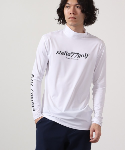 FUNALIVE（ファンアライブ）の「接触冷感ハイネックゴルフ長袖カットソー（Tシャツ/カットソー・メンズ・ブラック/ホワイト・S/M/XL/XXL/L）」の3枚目の写真