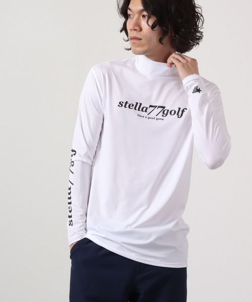 FUNALIVE（ファンアライブ）の「接触冷感ハイネックゴルフ長袖カットソー（Tシャツ/カットソー・メンズ・ブラック/ホワイト・S/M/XL/XXL/L）」の4枚目の写真