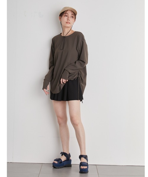 HELLY HANSEN(ヘリーハンセン)の「【emmi×HELLY HANSEN】W Water Rashguard Shirts ラッシュガード シャツ(Tシャツ/カットソー・レディース・ブラウン・FREE)」の15枚目の写真