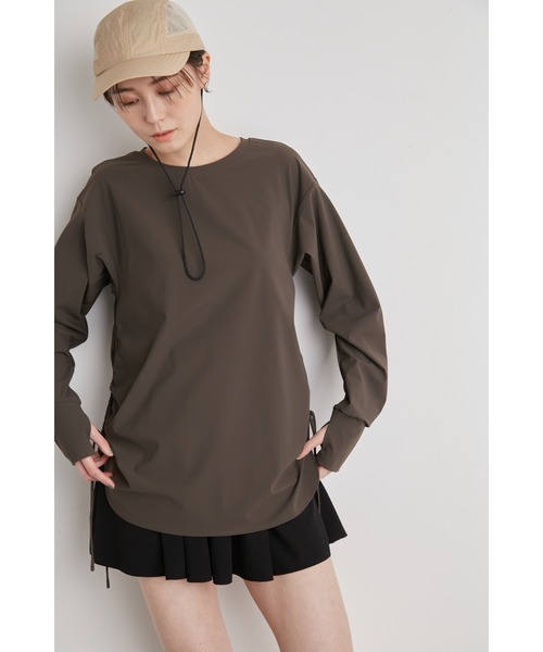 HELLY HANSEN(ヘリーハンセン)の「【emmi×HELLY HANSEN】W Water Rashguard Shirts ラッシュガード シャツ(Tシャツ/カットソー・レディース・ブラウン・FREE)」の19枚目の写真