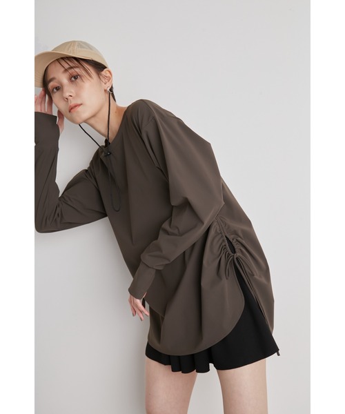 HELLY HANSEN(ヘリーハンセン)の「【emmi×HELLY HANSEN】W Water Rashguard Shirts ラッシュガード シャツ(Tシャツ/カットソー・レディース・ブラウン・FREE)」の21枚目の写真