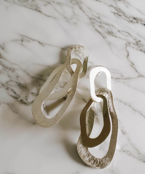 Ops.（オプス）の「ピアス大きめ ピアス 金属アレルギー対応 揺れるピアス シルバー925 ゴールド 【Kreo クレオ】（ピアス（両耳用）・レディース・シルバー/ピンクゴールド/イエローゴールド・ONE SIZE）」の18枚目の写真