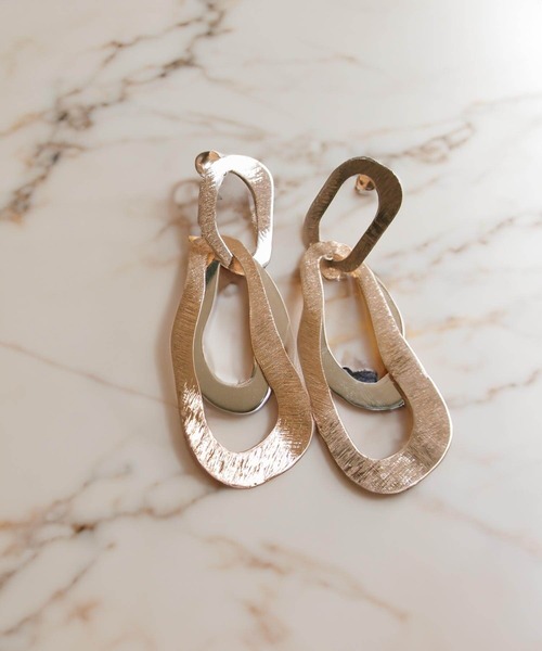 Ops.（オプス）の「ピアス大きめ ピアス 金属アレルギー対応 揺れるピアス シルバー925 ゴールド 【Kreo クレオ】（ピアス（両耳用）・レディース・シルバー/ピンクゴールド/イエローゴールド・ONE SIZE）」の20枚目の写真