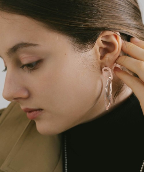 Ops.（オプス）の「ピアス大きめ ピアス 金属アレルギー対応 揺れるピアス シルバー925 ゴールド 【Kreo クレオ】（ピアス（両耳用）・レディース・シルバー/ピンクゴールド/イエローゴールド・ONE SIZE）」の19枚目の写真