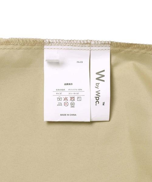 Wpc.（ダブリュピーシー）の「【一部店舗限定】【Wpc.】ラグランスリーブワークコート（レインコート/ポンチョ・レディース・ベージュ/ネイビー・FREE）」の15枚目の写真