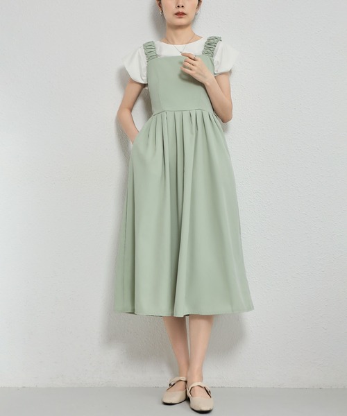 MAISON DE THERESE(メゾン ド テレーズ)の「キャミワンピース(ワンピース・レディース・グリーン/ブラック/ホワイト・XL/L/M)」の20枚目の写真