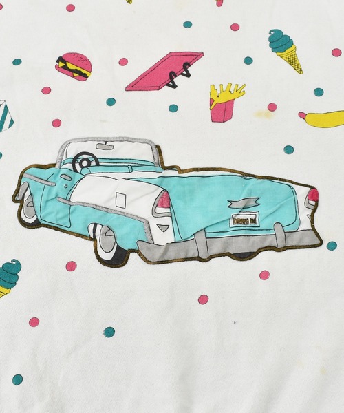 VINTAGE(ヴィンテージ)の「【ヴィンテージ古着】90s WINNING WAYS マルチプリント クルーネックスウェット(スウェット・メンズ・ホワイト・LARGE)」の10枚目の写真