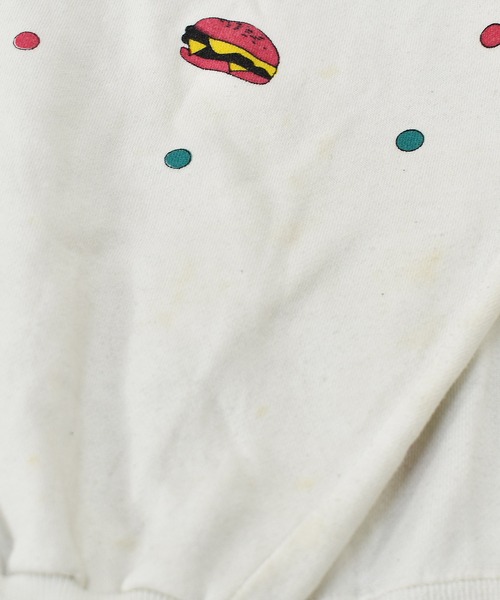 VINTAGE(ヴィンテージ)の「【ヴィンテージ古着】90s WINNING WAYS マルチプリント クルーネックスウェット(スウェット・メンズ・ホワイト・LARGE)」の7枚目の写真