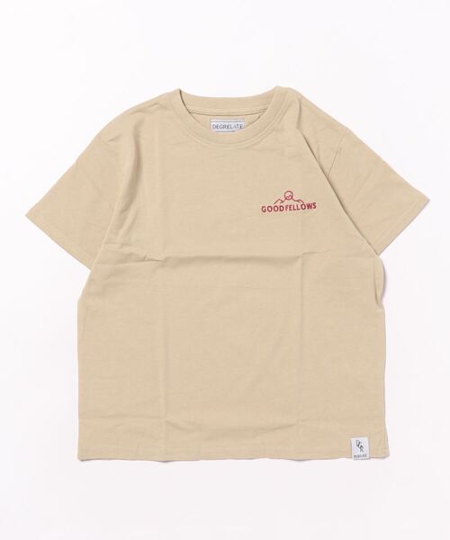 JUNKSOUL（ジャンクソウル）の「DEGRELATE/バリエーションTシャツ②(M4)（Tシャツ/カットソー・キッズ・ベージュ系その他/ブラック系その他/オレンジ/グリーン/ブラック/グリーン系その他/ネイビー/ライトブルー/ベージュ/ホワイト・120/140/150/160/130）」の5枚目の写真