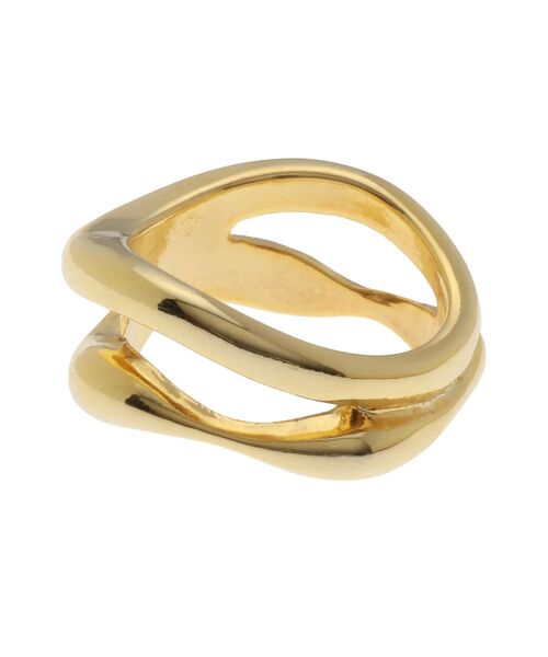 EVRIS（エヴリス）の「CONTRAST 2PCS リング（リング・レディース・シルバー/ゴールド・FREE）」の8枚目の写真