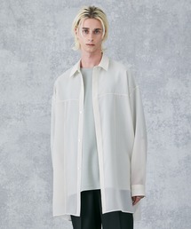 PUBLIC TOKYO | ステッチシアーオーバーシャツ(シャツ/ブラウス)