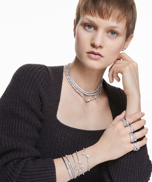 SWAROVSKI（スワロフスキー）の「【SWAROVSKI】Attract/バングル  