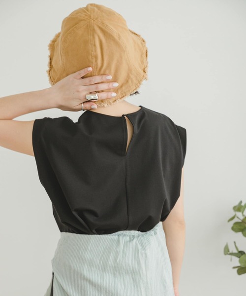 ITEMS URBANRESEARCH(アイテムズ アーバンリサーチ)の「フリンジチューリップHAT(ハット・レディース・アイボリー/その他1/キャメル/ブラック・-)」の6枚目の写真