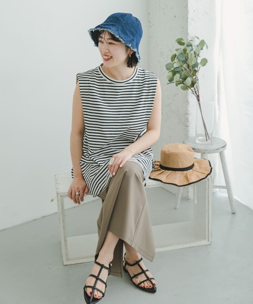 ITEMS URBANRESEARCH(アイテムズ アーバンリサーチ)の「フリンジチューリップHAT(ハット・レディース・アイボリー/その他1/キャメル/ブラック・-)」の9枚目の写真