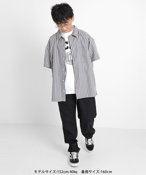 GLAZOS(グラソス)の「【UCLA】フロントカレッジロゴプリント半袖Tシャツ(Tシャツ/カットソー・キッズ・ブラック/グレー/ネイビー/ホワイト・140cm/150cm/160cm/170cm)」の9枚目の写真