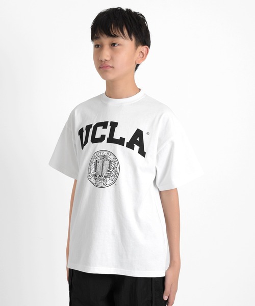 GLAZOS(グラソス)の「【UCLA】フロントカレッジロゴプリント半袖Tシャツ(Tシャツ/カットソー・キッズ・ブラック/グレー/ネイビー/ホワイト・140cm/150cm/160cm/170cm)」の13枚目の写真