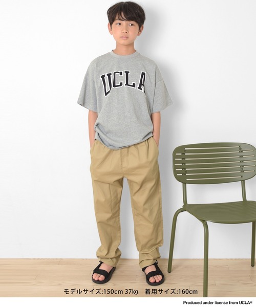 GLAZOS(グラソス)の「【UCLA】フロントカレッジロゴプリント半袖Tシャツ(Tシャツ/カットソー・キッズ・ブラック/グレー/ネイビー/ホワイト・140cm/150cm/160cm/170cm)」の17枚目の写真