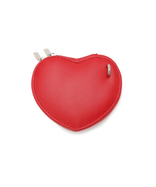 VIS(ビス)の「【6色展開】ハートポーチスマホショルダーバッグ(ショルダーバッグ・レディース・ダークラベンダー/レッド/ピンク/サックスブルー/ホワイト/ブラック・FREE)」の19枚目の写真