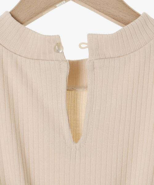 MAJESTIC LEGON（マジェスティックレゴン）の「ウエストきゅっと映えワンピ（ワンピース・レディース・ネイビー/ブラウン/アイボリー・MEDIUM）」の19枚目の写真