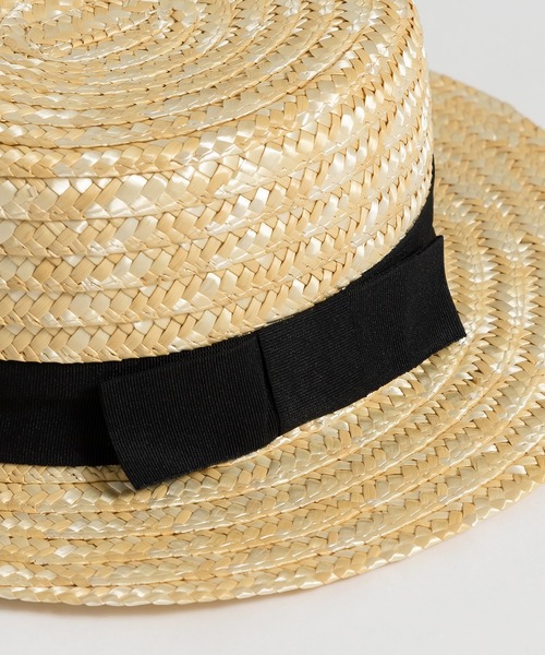 MUHET（ミュエータ）の「カンカン帽（ハット・レディース・ナチュラル・FREE）」の14枚目の写真
