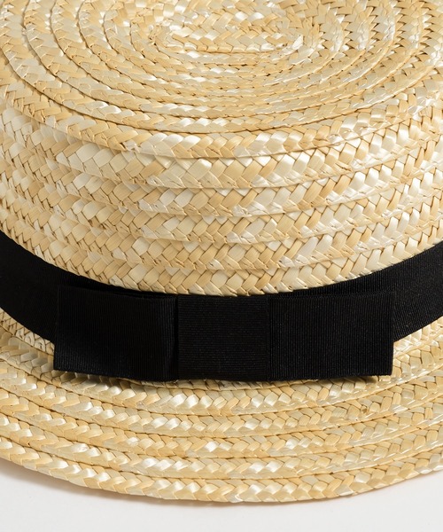 MUHET（ミュエータ）の「カンカン帽（ハット・レディース・ナチュラル・FREE）」の5枚目の写真