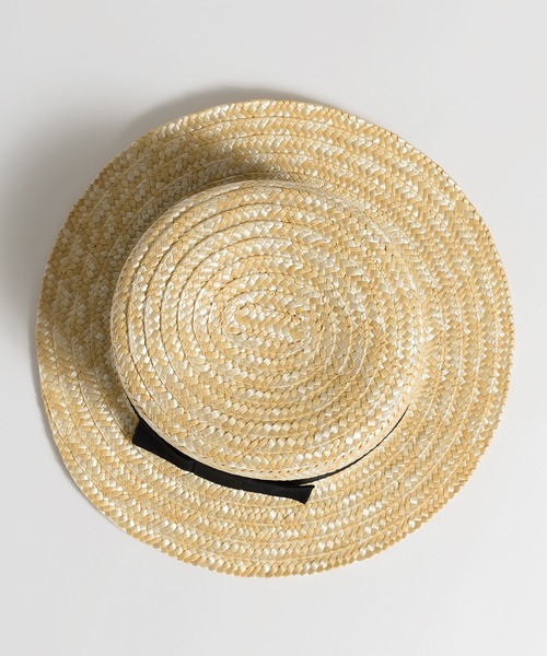 MUHET（ミュエータ）の「カンカン帽（ハット・レディース・ナチュラル・FREE）」の3枚目の写真