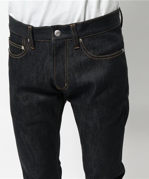 Lui's（ルイス）の「lideal(リディアル) スリムデニムパンツ（デニムパンツ・メンズ・インディゴブルー・34/32/30/28）」の5枚目の写真