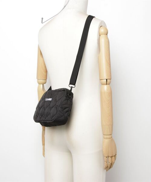 Subciety（サブサエティ）の「QUILTED BODY BAG（ボディバッグ/ウエストポーチ・メンズ・ブラック系その他/ブラック/オリーブ・FREE）」の16枚目の写真