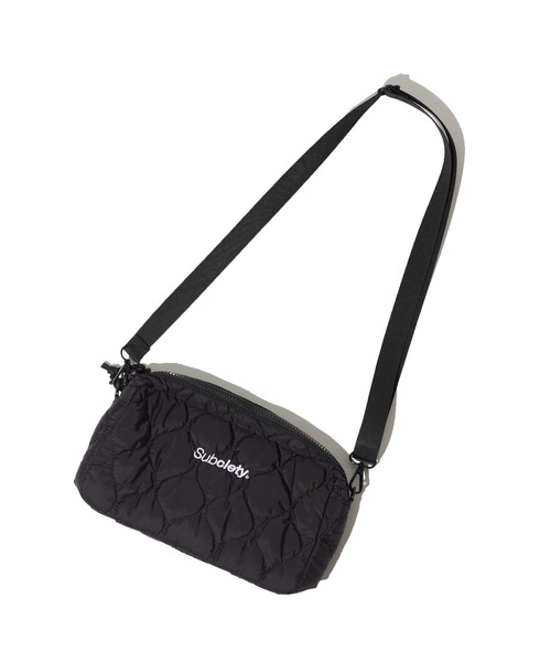 Subciety（サブサエティ）の「QUILTED BODY BAG（ボディバッグ/ウエストポーチ・メンズ・ブラック系その他/ブラック/オリーブ・FREE）」の7枚目の写真