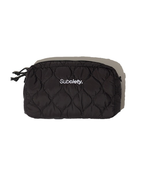 Subciety（サブサエティ）の「QUILTED BODY BAG（ボディバッグ/ウエストポーチ・メンズ・ブラック系その他/ブラック/オリーブ・FREE）」の11枚目の写真