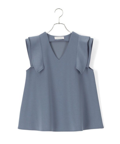 ADAM ET ROPE'（アダムエロペ）の「【サステナブル・セットアップ対応】フレアスリーブダンボールプルオーバー（Tシャツ/カットソー・レディース・ブラック/キナリ/ブルー系その他4・FREE）」の11枚目の写真