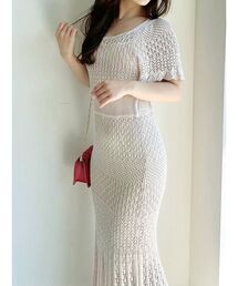 RESEXXY | クロシェニットワンピース(ワンピース)