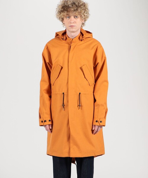 TOMORROWLAND (トゥモローランド)の「【別注】Norwegian Rain M65 parka コート(モッズコート・メンズ・オレンジ・M)」の4枚目の写真