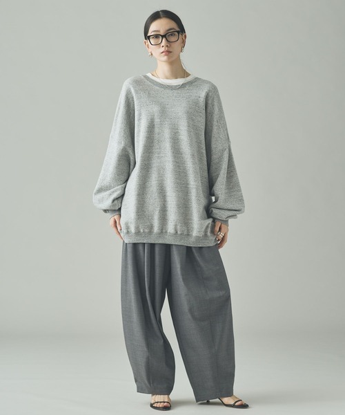 3/22迄の限定か価格Curensology&RCフレンチテリービッグトレーナー Curensology(カレンソロジー)/＜&RC＞フレンチテリービッグトレーナー