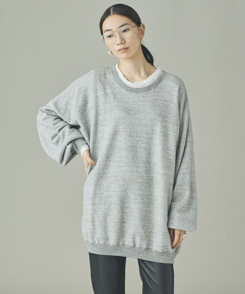 Curensology(カレンソロジー)の「Curensology(カレンソロジー)/<&RC>フレンチテリービッグトレーナー(スウェット・レディース・チャコールグレー/パープル/ブラック/ホワイト系その他/ブラウン/グレー/ネイビー/グリーン/ホワイト・FREE)」の15枚目の写真