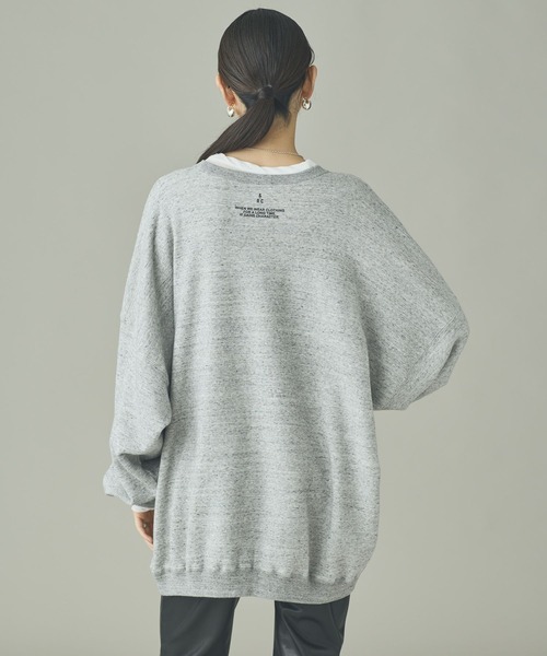 Curensology(カレンソロジー)の「Curensology(カレンソロジー)/<&RC>フレンチテリービッグトレーナー(スウェット・レディース・チャコールグレー/パープル/ブラック/ホワイト系その他/ブラウン/グレー/ネイビー/グリーン/ホワイト・FREE)」の17枚目の写真