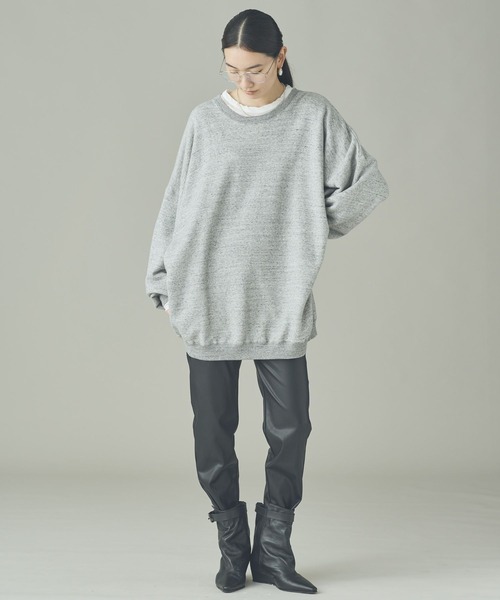 Curensology(カレンソロジー)の「Curensology(カレンソロジー)/<&RC>フレンチテリービッグトレーナー(スウェット・レディース・チャコールグレー/パープル/ブラック/ホワイト系その他/ブラウン/グレー/ネイビー/グリーン/ホワイト・FREE)」の18枚目の写真