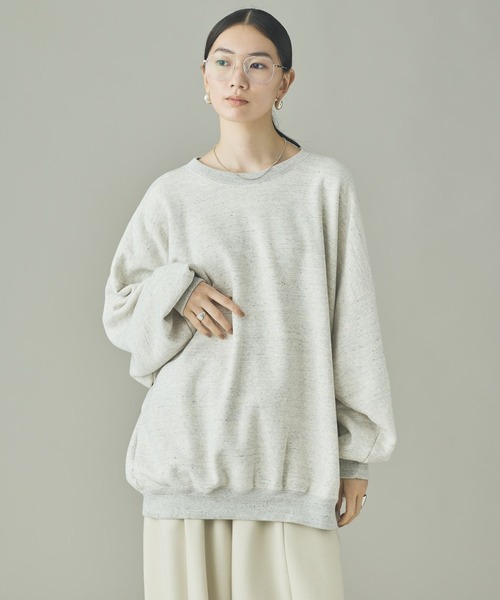 Curensology(カレンソロジー)の「Curensology(カレンソロジー)/<&RC>フレンチテリービッグトレーナー(スウェット・レディース・チャコールグレー/パープル/ブラック/ホワイト系その他/ブラウン/グレー/ネイビー/グリーン/ホワイト・FREE)」の21枚目の写真