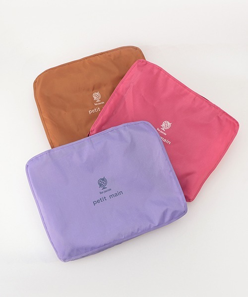 WEB限定】【プティプラ】トラベルポーチセット【ディープピンク