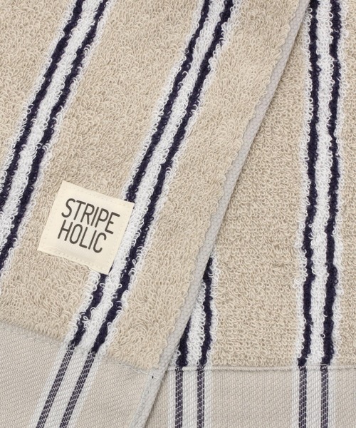 BAYFLOW（ベイフロー）の「[今治タオルブランド認定]ストライプフェイスタオル35×80cm（タオル・レディース・ピンク/イエロー/ネイビー/ブルー/ベージュ・0）」の12枚目の写真