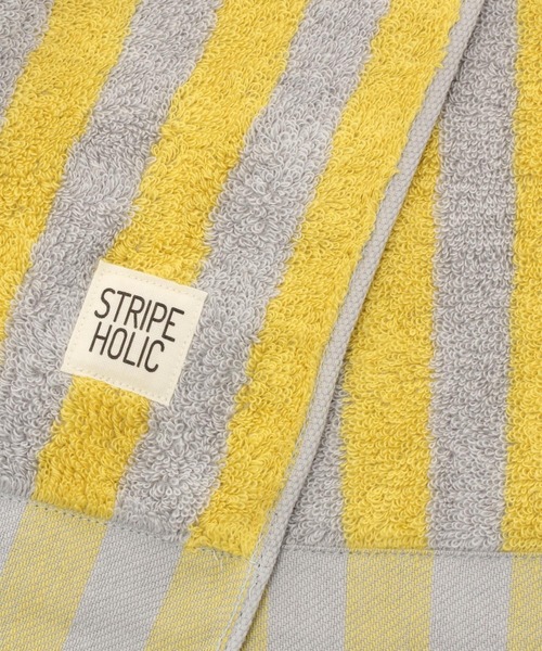 BAYFLOW（ベイフロー）の「[今治タオルブランド認定]ストライプフェイスタオル35×80cm（タオル・レディース・ピンク/イエロー/ネイビー/ブルー/ベージュ・0）」の13枚目の写真