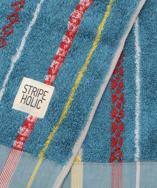 BAYFLOW（ベイフロー）の「[今治タオルブランド認定]ストライプフェイスタオル35×80cm（タオル・レディース・ピンク/イエロー/ネイビー/ブルー/ベージュ・0）」の14枚目の写真
