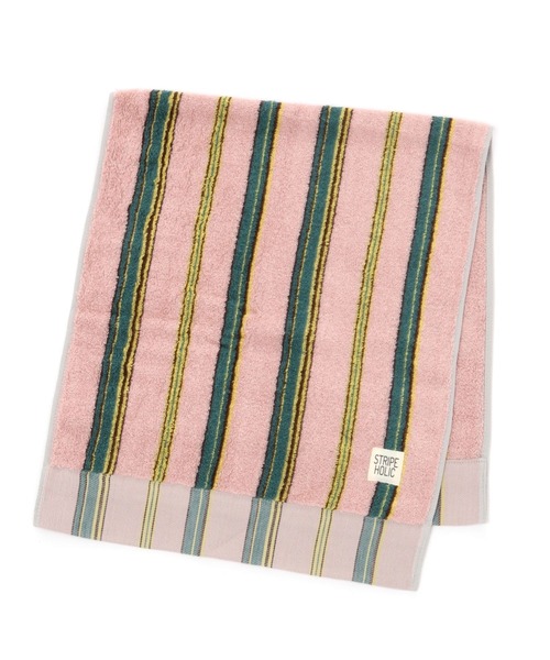 BAYFLOW（ベイフロー）の「[今治タオルブランド認定]ストライプフェイスタオル35×80cm（タオル・レディース・ピンク/イエロー/ネイビー/ブルー/ベージュ・0）」の16枚目の写真