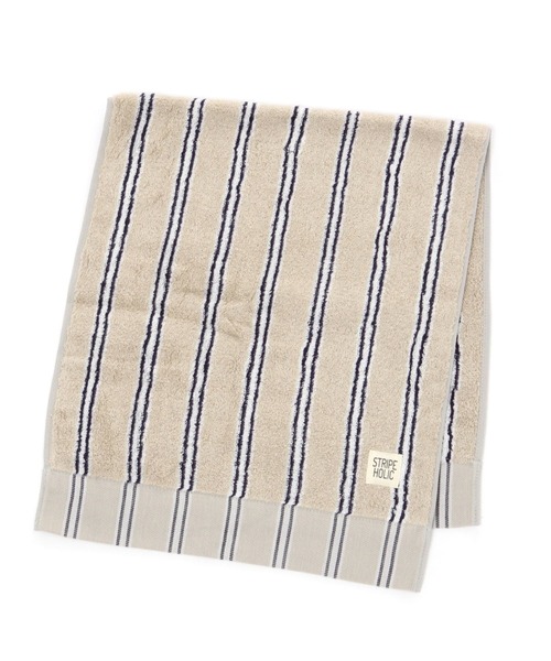 BAYFLOW（ベイフロー）の「[今治タオルブランド認定]ストライプフェイスタオル35×80cm（タオル・レディース・ピンク/イエロー/ネイビー/ブルー/ベージュ・0）」の17枚目の写真