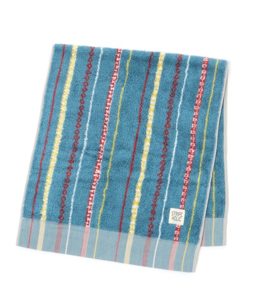 BAYFLOW（ベイフロー）の「[今治タオルブランド認定]ストライプフェイスタオル35×80cm（タオル・レディース・ピンク/イエロー/ネイビー/ブルー/ベージュ・0）」の19枚目の写真