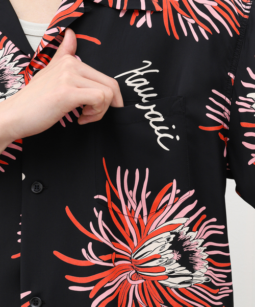 SUN SURF（サンサーフ）の「SUN SURF / サンサーフ S/S RAYON HAWAIIAN SHIRTS SS39028（シャツ/ブラウス・メンズ・ブラック・MEDIUM/LARGE/X-LARGE）」の10枚目の写真